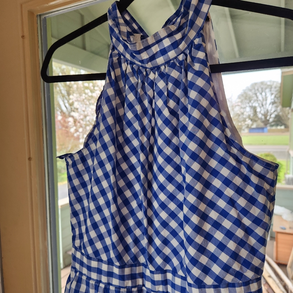 J. Crew Gingham Cotton Jumpsuit | 4 - Picture 3 of 7